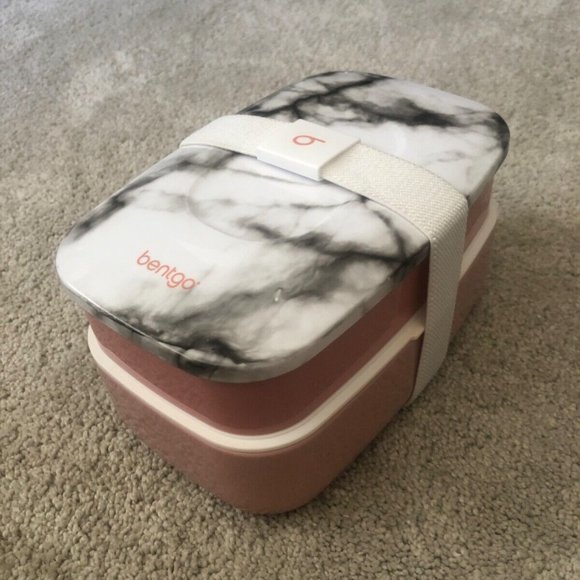 Bento Box Bentgo Lunchbox Blush‎ Marble Print - Picture 11 of 13